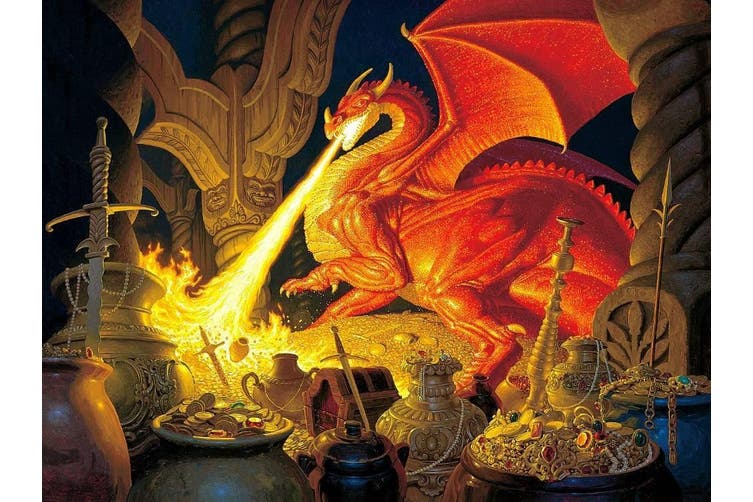 SunsOut Smaug Dragon 1000 Piece Jigsaw