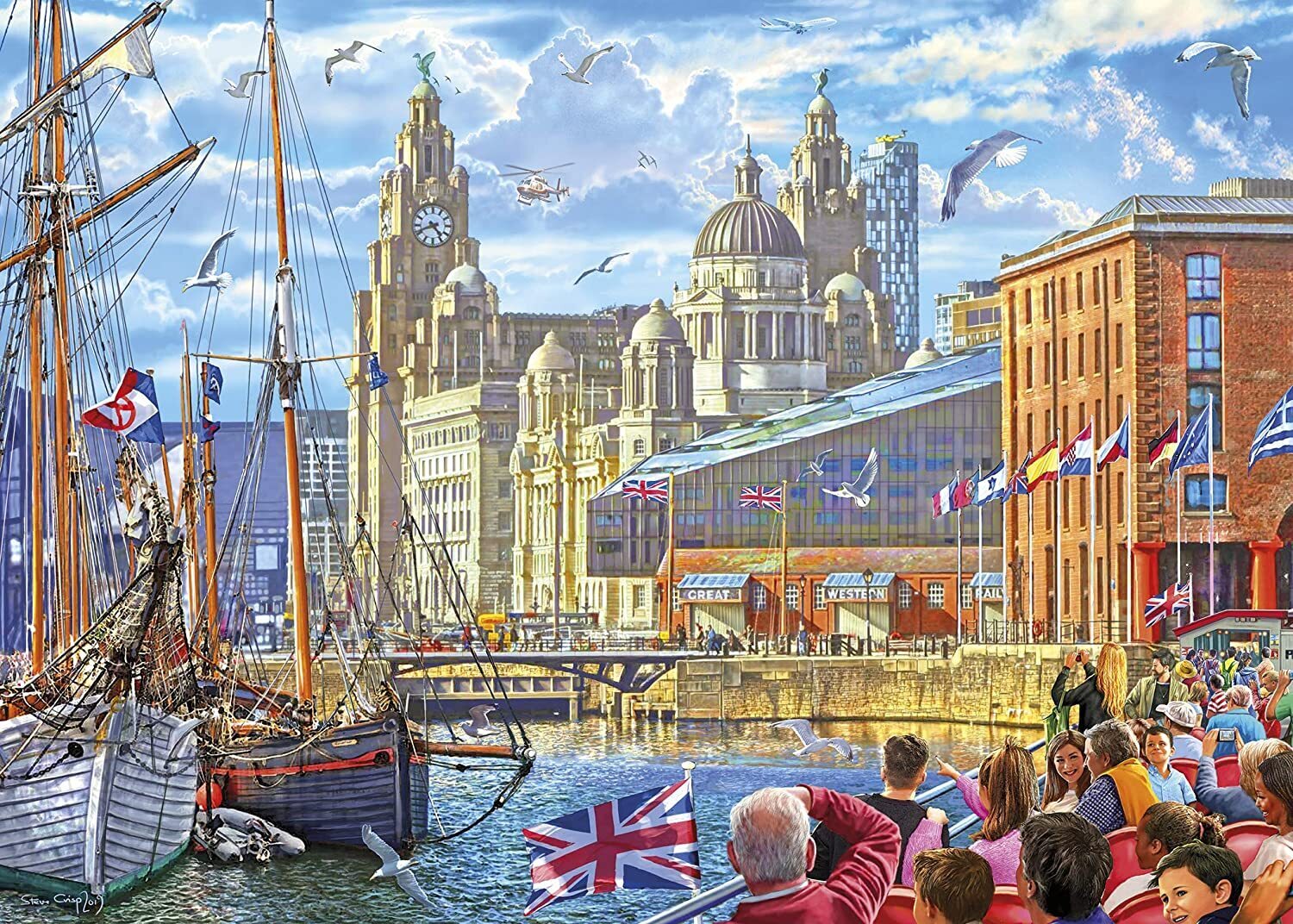 Gibsons - Albert Dock, Liverpool 1000 Piece Jigsaw