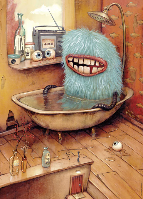Heye - Zozoville, Bathtub 1000 Piece Jigsaw