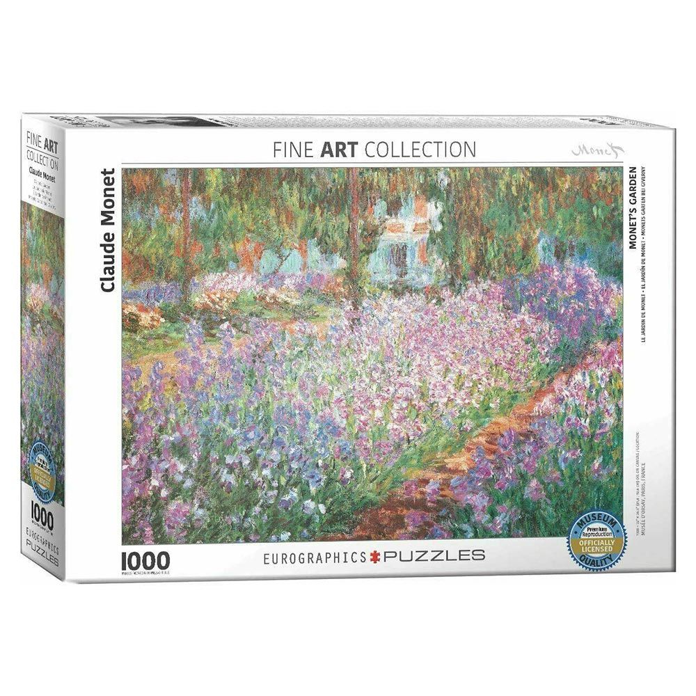 Eurographics - Monet Monets Garden 1000 Piece Jigsaw
