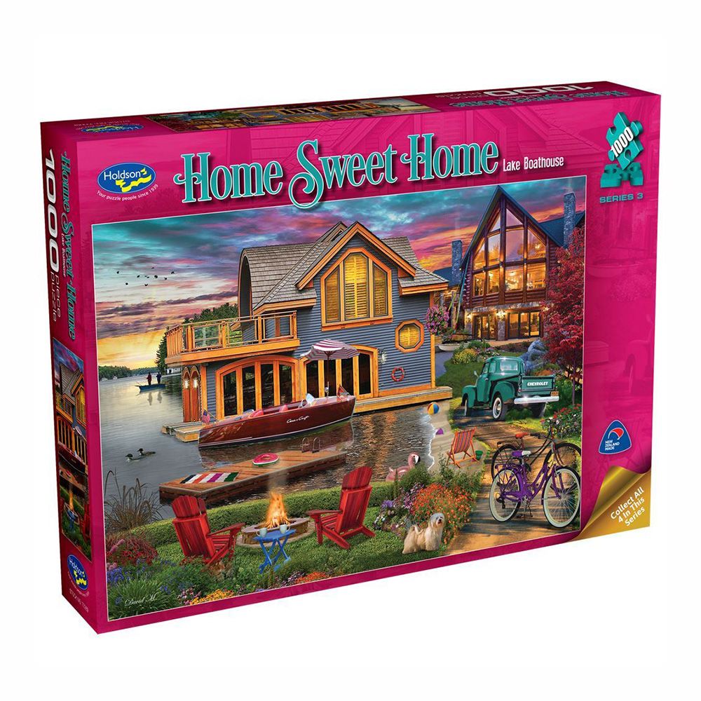 Holdson - Home Sweet Home - Boathouse 1000 Piece Jigsaw