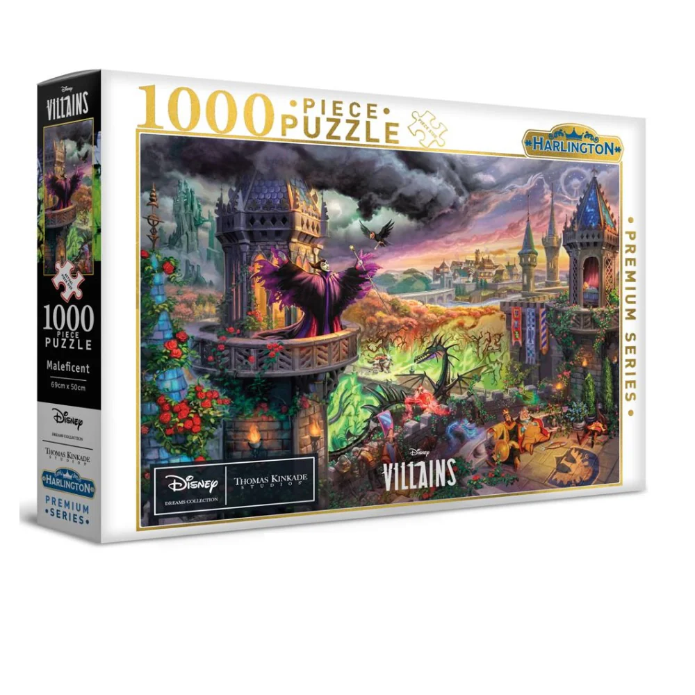 Harlington - Thomas Kinkade Disney Maleficent 1000 Piece Jigsaw