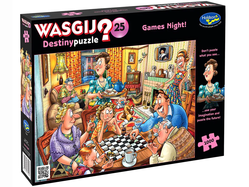 Wasgij? Destiny 25 - Games Night 1000 Piece Jigsaw
