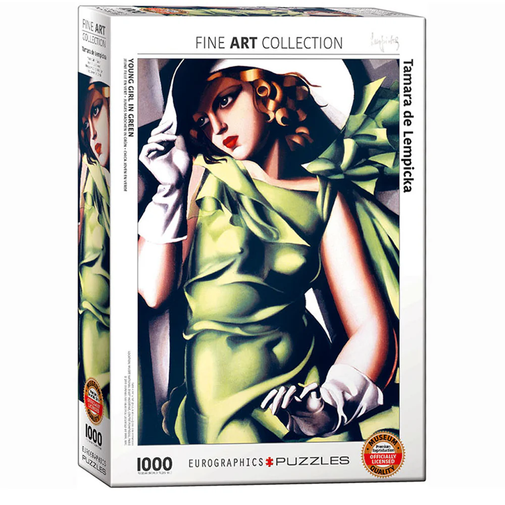 Eurographics - De Lempicka Young Girl in Green 1000 Piece Jigsaw
