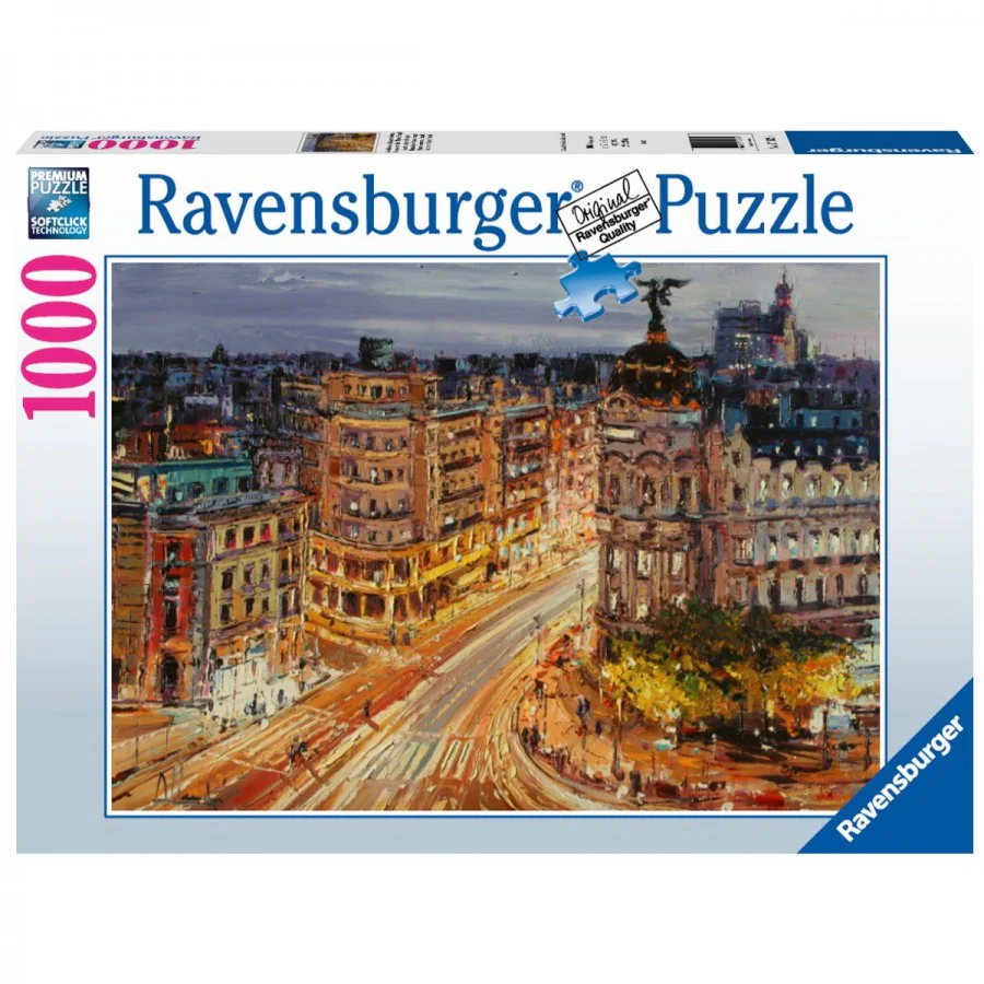 Ravensburger - Gran VÃ­a Madrid 1000 Piece Jigsaw