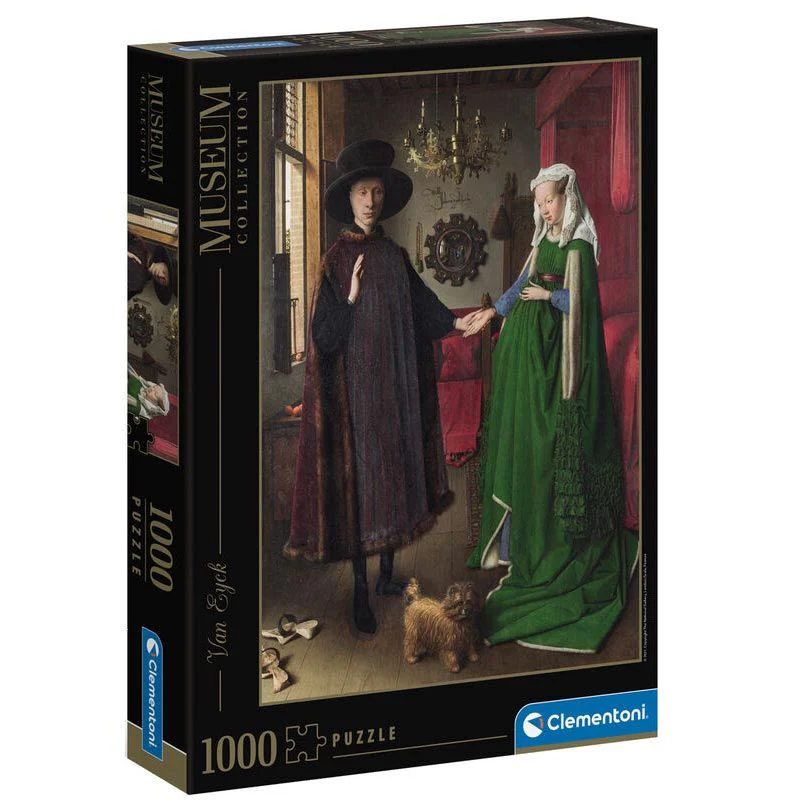 Clementoni - Museum Collection - Van Eyck Arnolfini Portrait 1000 Piece Jigsaw