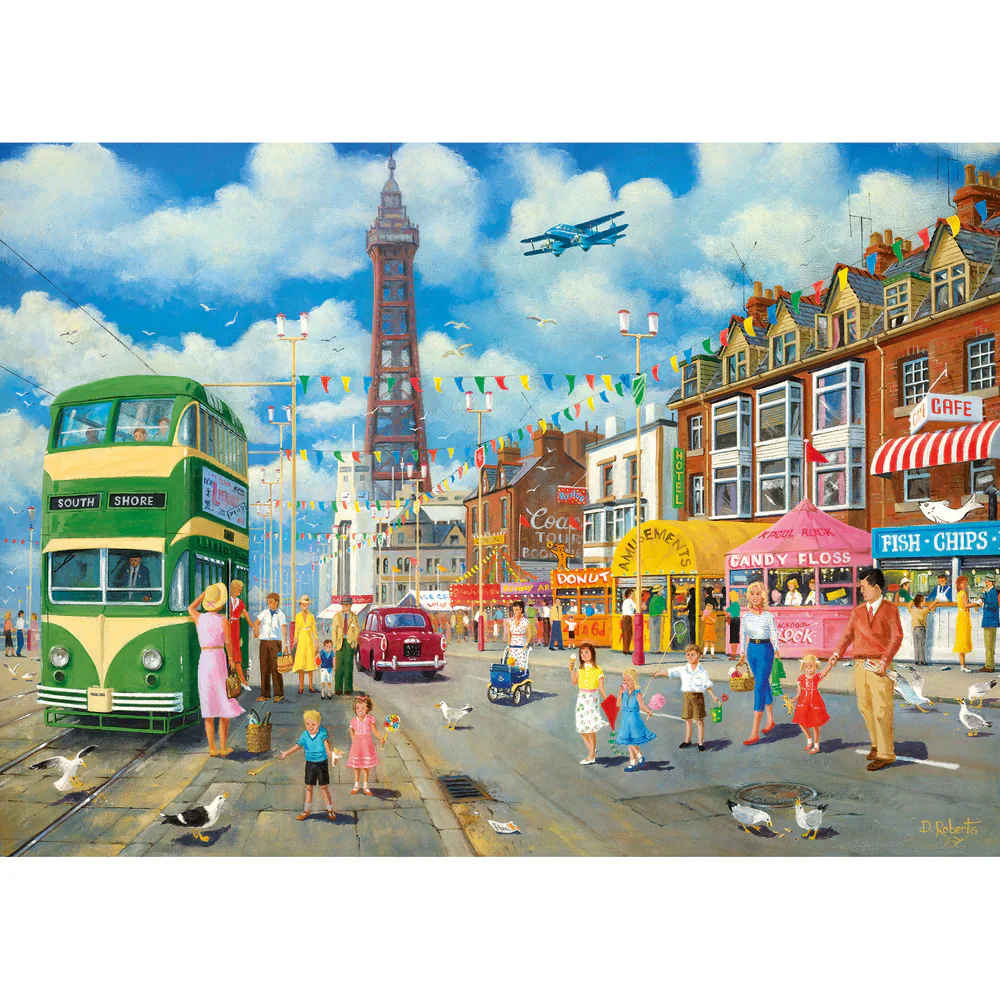 Gibsons - Blackpool Promenade 1000 Piece Jigsaw