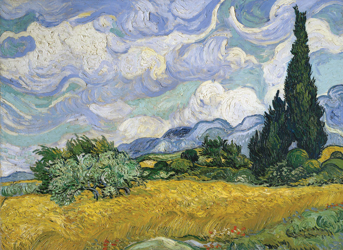 Eurographics Van Gogh Wheat Field 1000 Piece Jigsaw