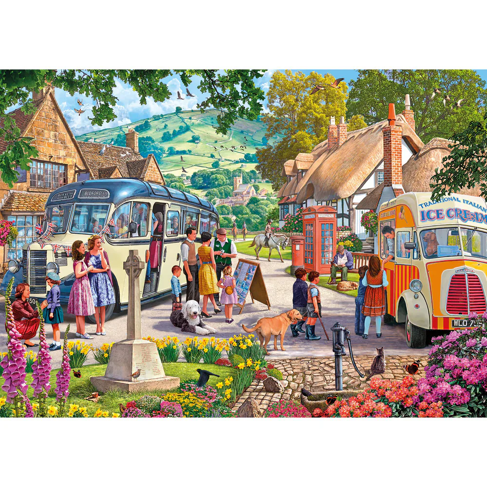 Boarding The Bus 1000 Piece