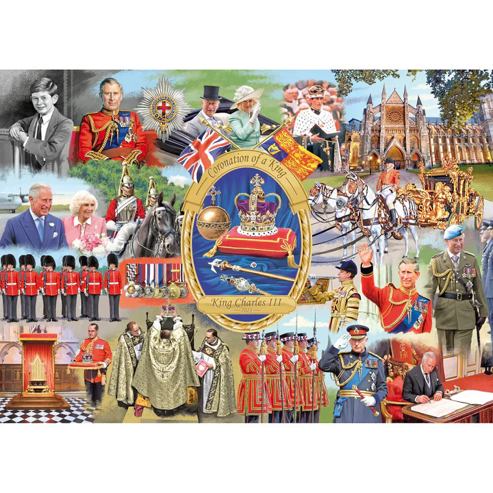 Gibsons - Coronation Of A King 1000 Piece Jigsaw