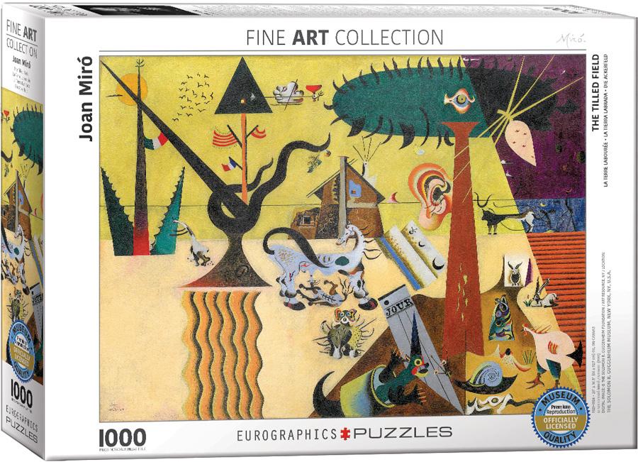 Eurographics - Miro The Tilled Field 1000 Piece Jigsaw