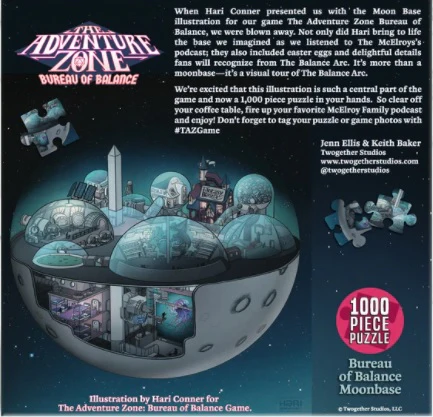 962-the-adventure-zone-bureau-of-balance-moonbase-1000-piece-jigsaw-puzzle-2.webp The Adventure Zone - Bureau of Balance Moonbase 1000 Piece Jigsaw Puzzle
